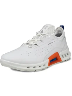 Ecco M BIOM C4 Golf Shoes - White/Mazzarine Blue