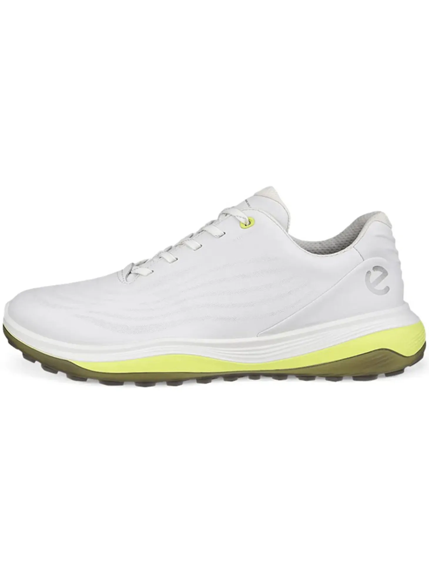 Ecco M LT1 Golf Shoes - White/Lime