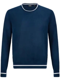 FootJoy Cotton Crew Neck Pullover - Navy