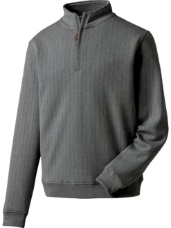 FootJoy Drop Needle Pullover - Heather Charcoal