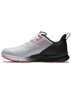 FootJoy Fuel Golf Shoes - White/Black/Coral