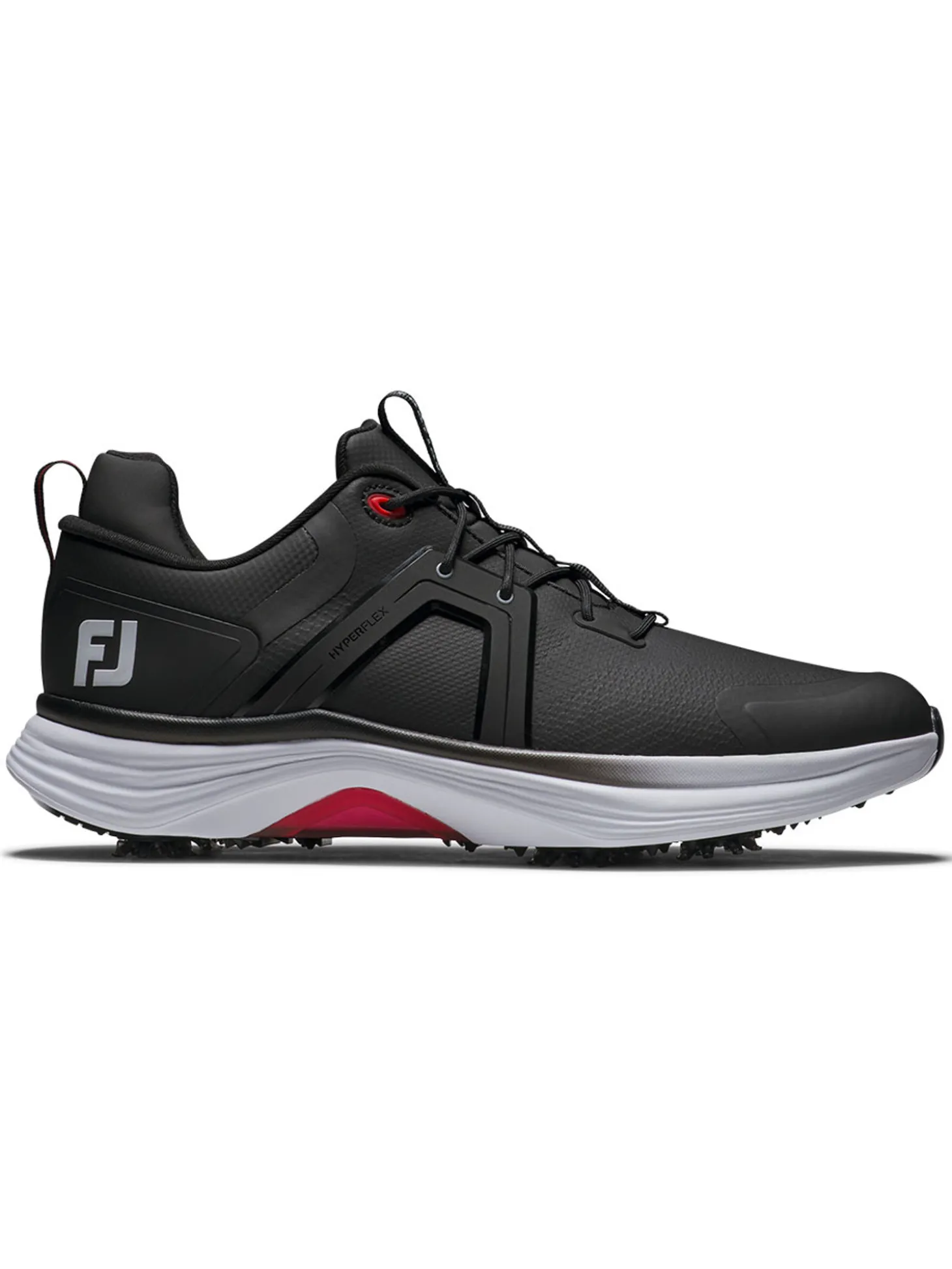 FootJoy HyperFlex Golf Shoes - Black/White/Red