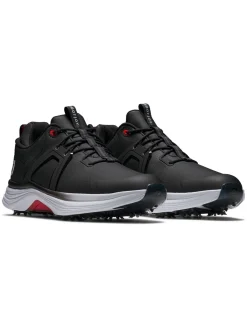 FootJoy HyperFlex Golf Shoes - Black/White/Red