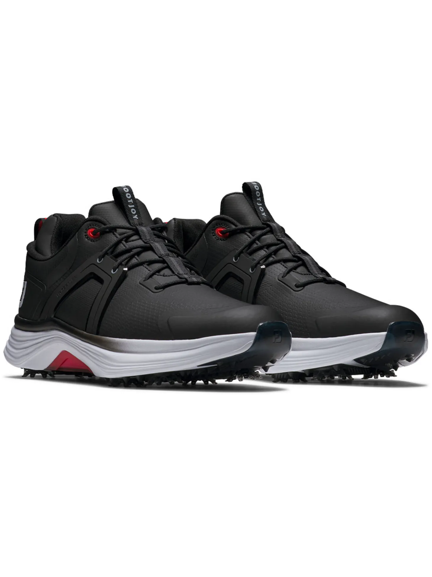 FootJoy HyperFlex Golf Shoes - Black/White/Red