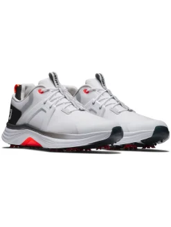 FootJoy HyperFlex Golf Shoes - White/Black/Red