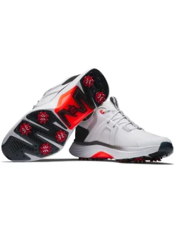 FootJoy HyperFlex Golf Shoes - White/Black/Red