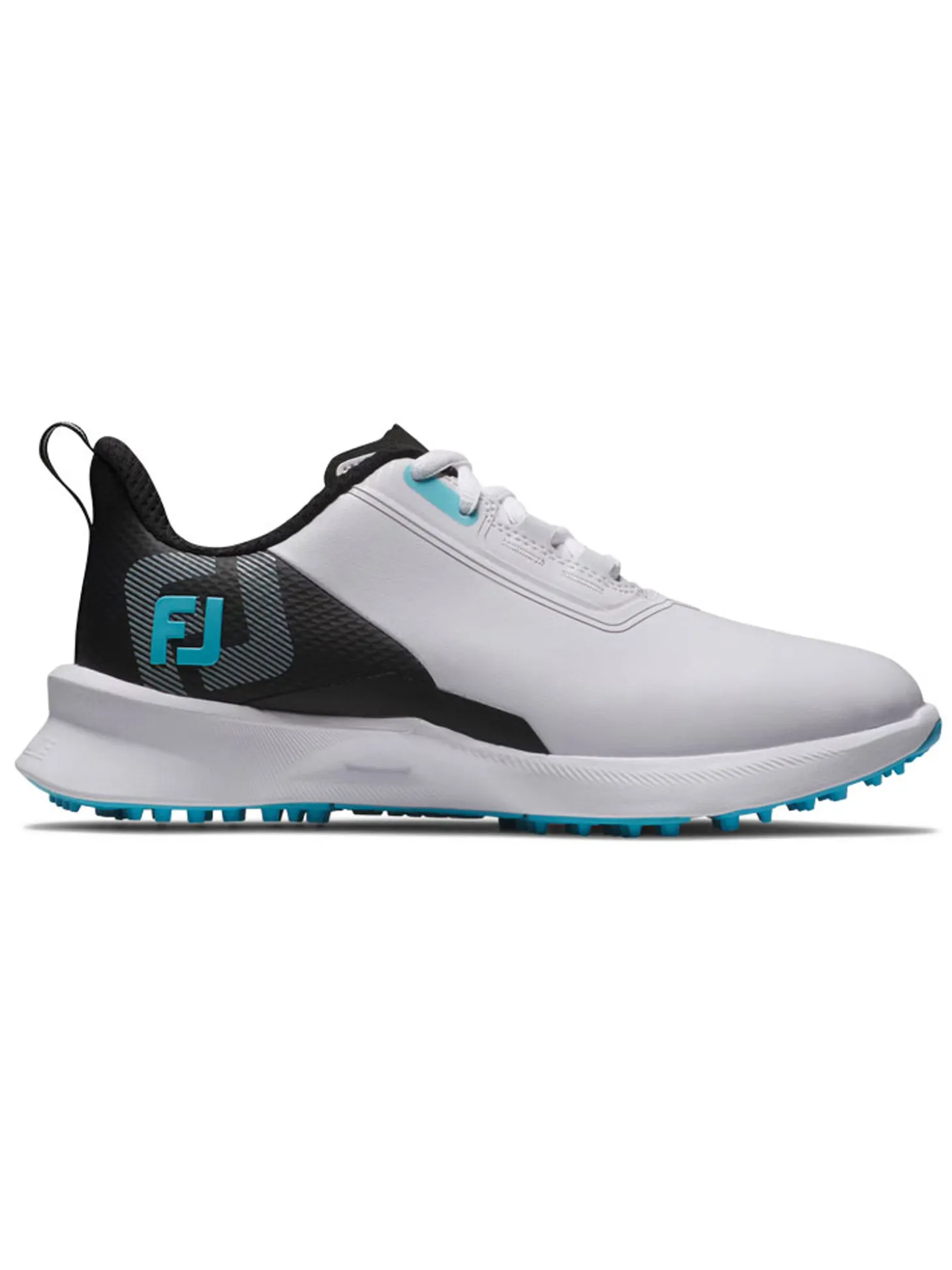 FootJoy Junior Fuel Golf Shoes - White/Black