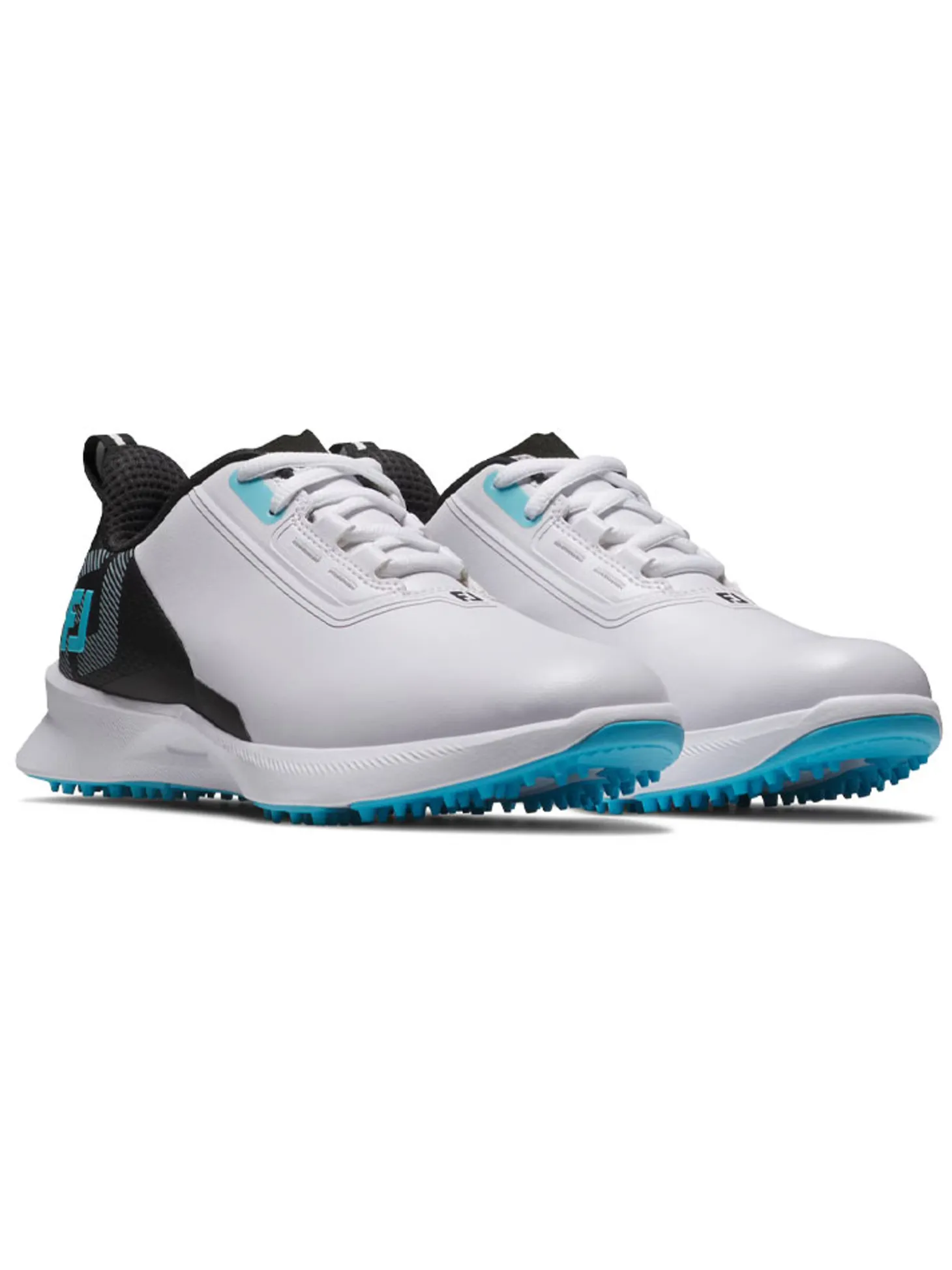 FootJoy Junior Fuel Golf Shoes - White/Black