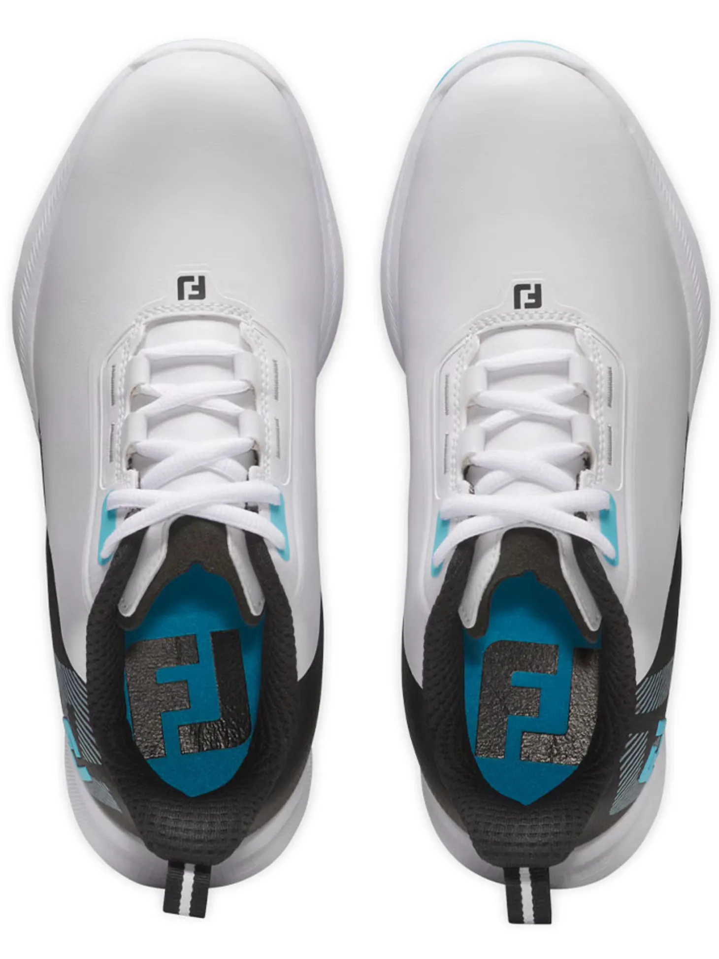 FootJoy Junior Fuel Golf Shoes - White/Black