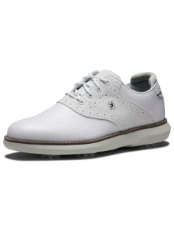 FootJoy Junior Traditions Golf Shoes - White