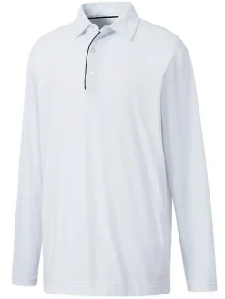 FootJoy Long Sleeve Sun Protection Polo - White
