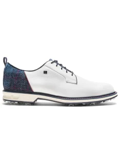 FootJoy Premiere Series Harris Tweed Field Limited Golf Shoes - White/Navy