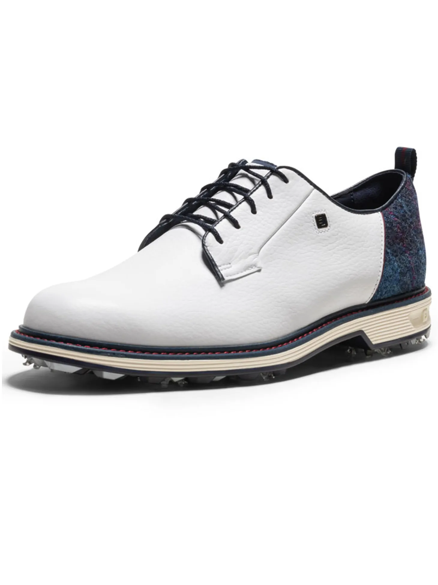 FootJoy Premiere Series Harris Tweed Field Limited Golf Shoes - White/Navy