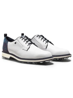 FootJoy Premiere Series Harris Tweed Field Limited Golf Shoes - White/Navy