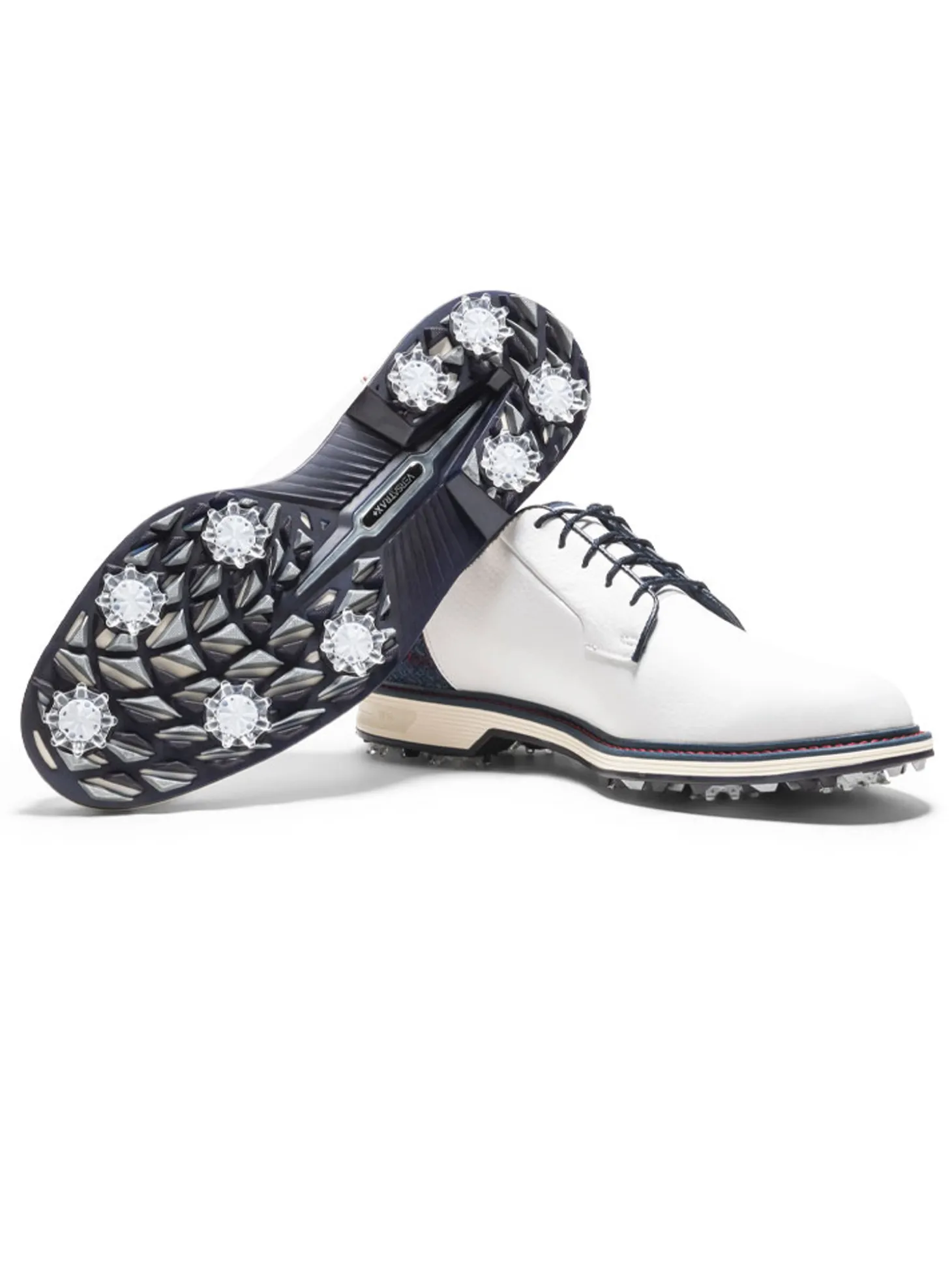 FootJoy Premiere Series Harris Tweed Field Limited Golf Shoes - White/Navy
