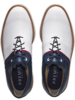 FootJoy Premiere Series Packard Liberty Limited Edition Golf Shoes - White/Navy