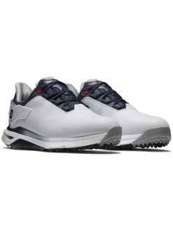 FootJoy Pro SLX Golf Shoes - White/Navy/Red