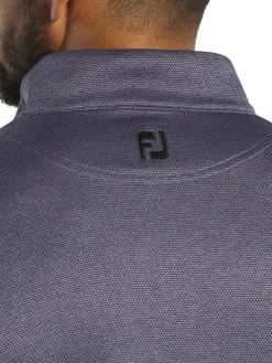 FootJoy Space Dye Dot Midlayer (Athletic Fit) - Purple Dusk/Black