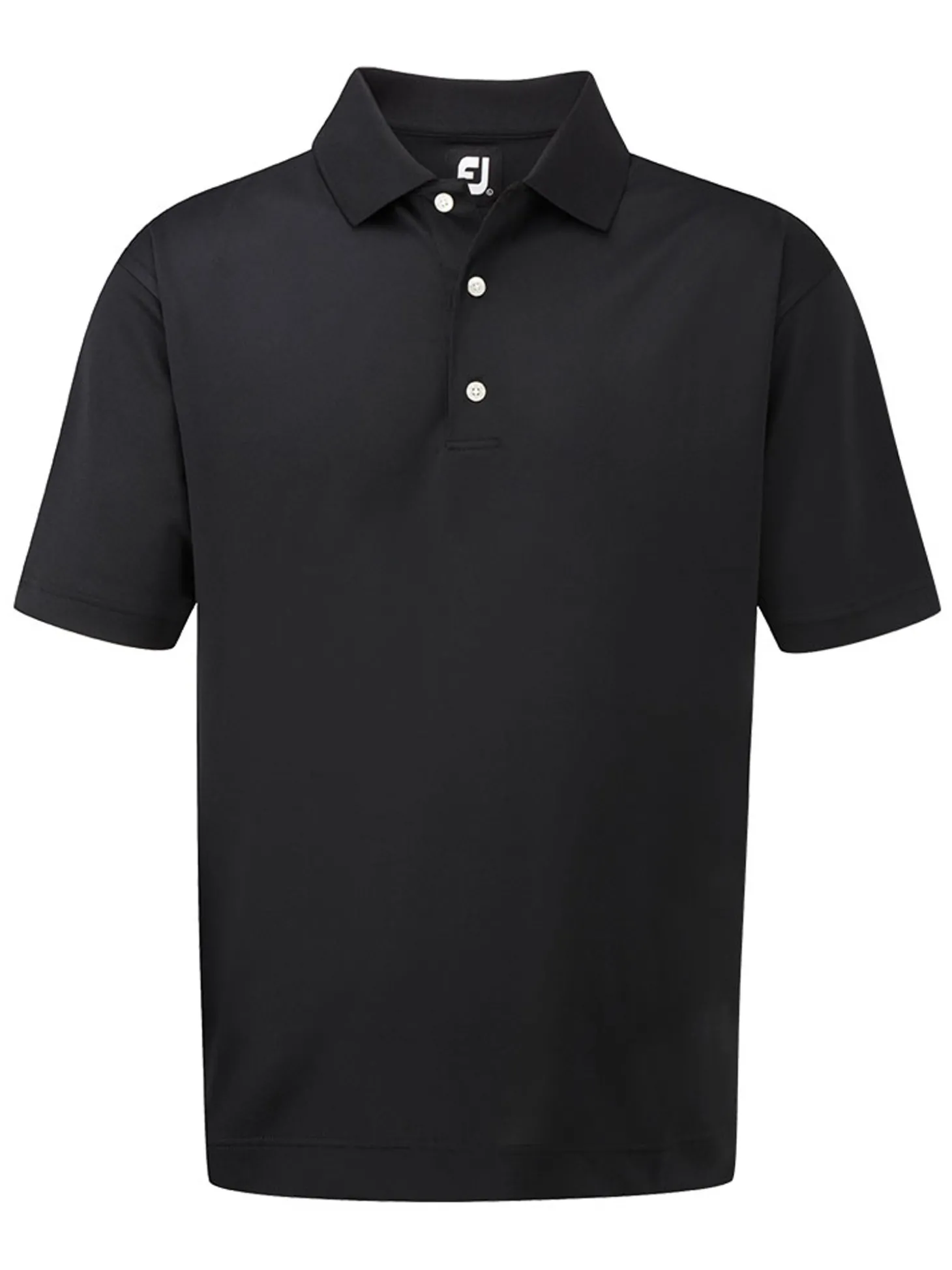 FootJoy Stretch Pique Golf Shirt - Black
