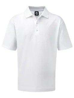 FootJoy Stretch Pique Golf Shirt - White