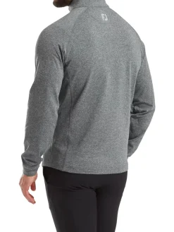 FootJoy Thermoseries Brushed Back Midlayer (Athletic Fit) - Black