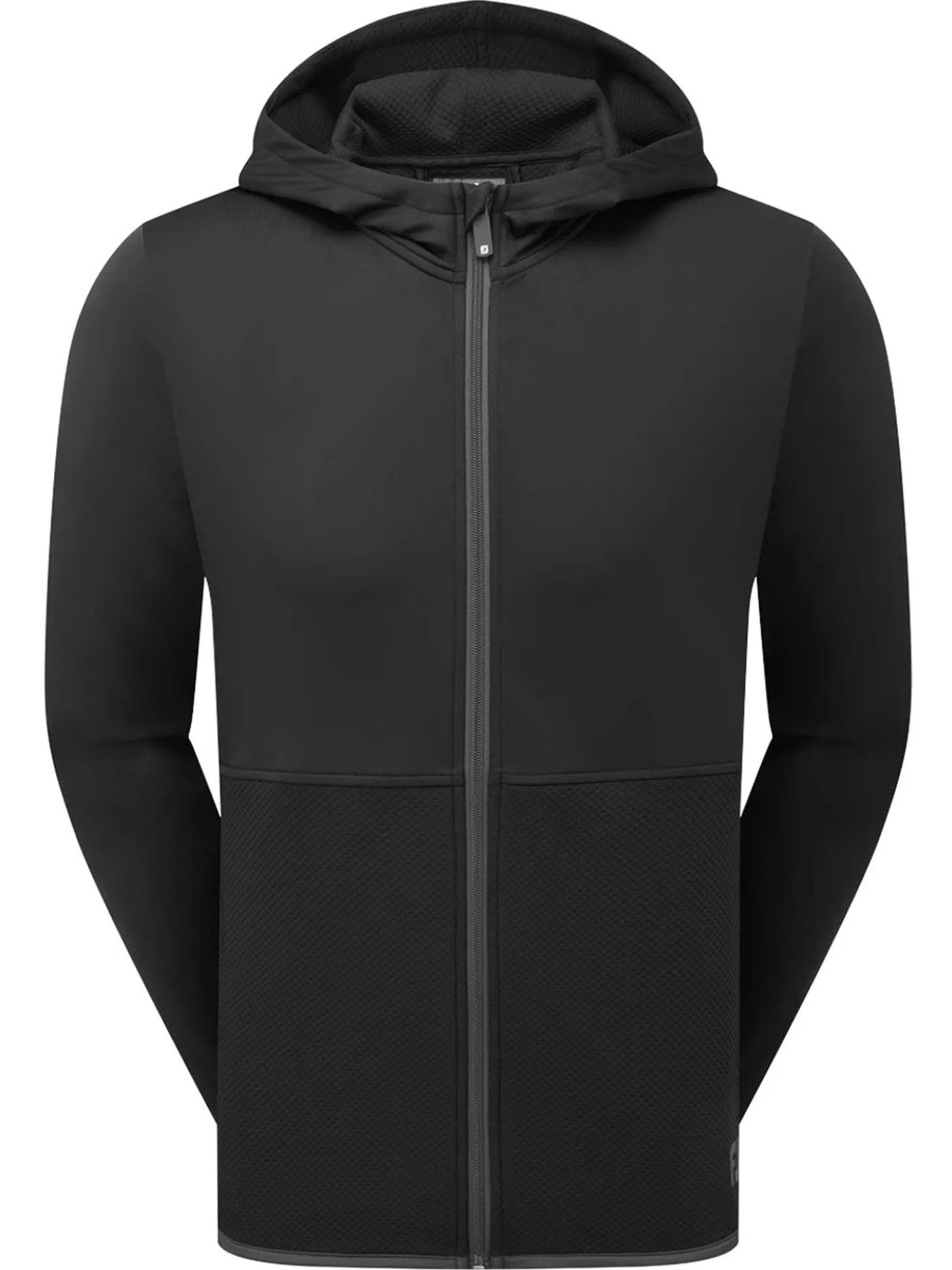 FootJoy Thermoseries Full Zip Hoodie (Athletic Fit) - Black