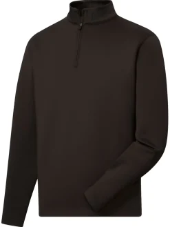FootJoy Tonal Block Pullover (Athletic Fit) - Black