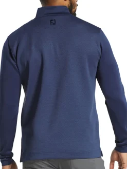 FootJoy Tonal Block Pullover (Athletic Fit) - Navy