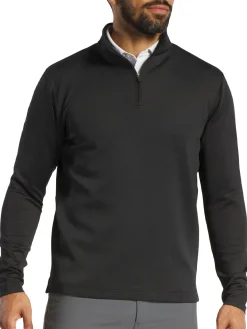 FootJoy Tonal Dot Block Midlayer (Athletic Fit) - Black