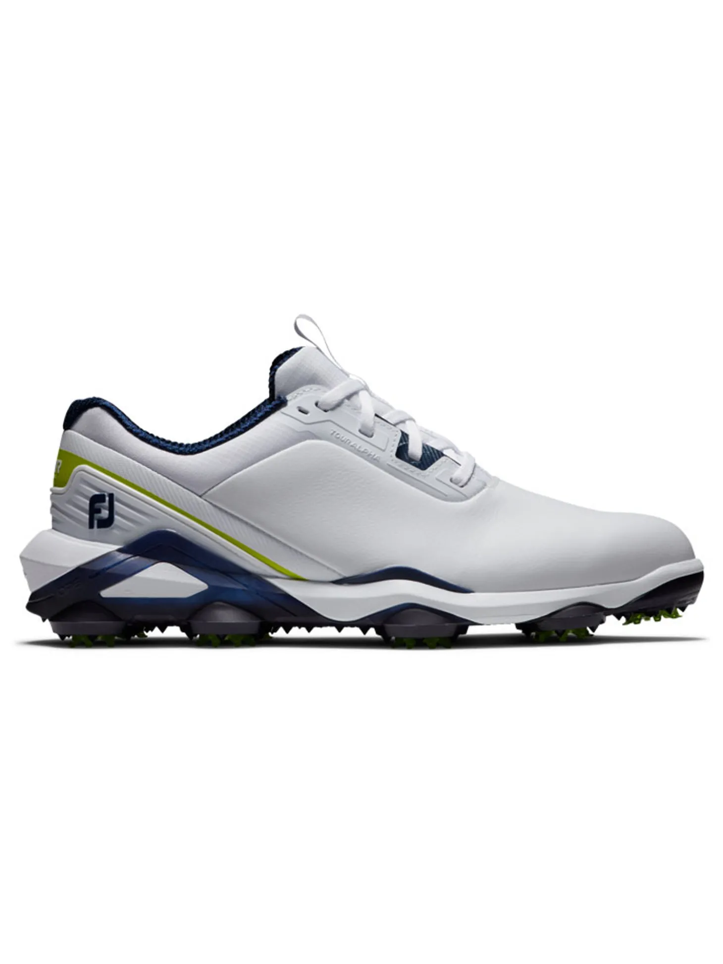 FootJoy Tour Alpha Golf Shoes - White/Navy/Lime