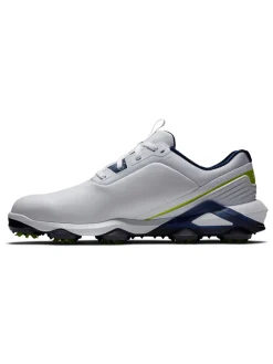 FootJoy Tour Alpha Golf Shoes - White/Navy/Lime