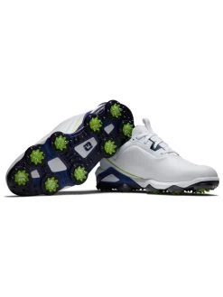 FootJoy Tour Alpha Golf Shoes - White/Navy/Lime