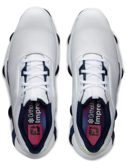 FootJoy Tour Alpha Golf Shoes - White/Navy/Lime