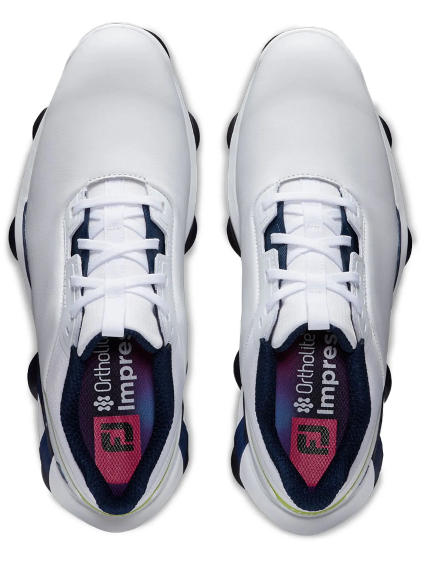 FootJoy Tour Alpha Golf Shoes - White/Navy/Lime
