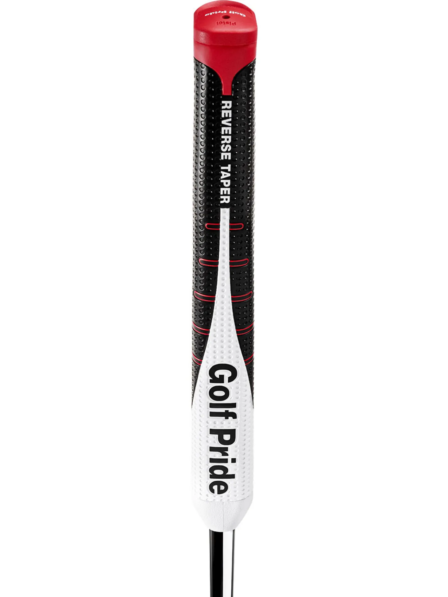Golf Pride Reverse Taper Pistol Putter Grip - Back/White
