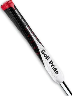 Golf Pride Reverse Taper Pistol Putter Grip - Back/White