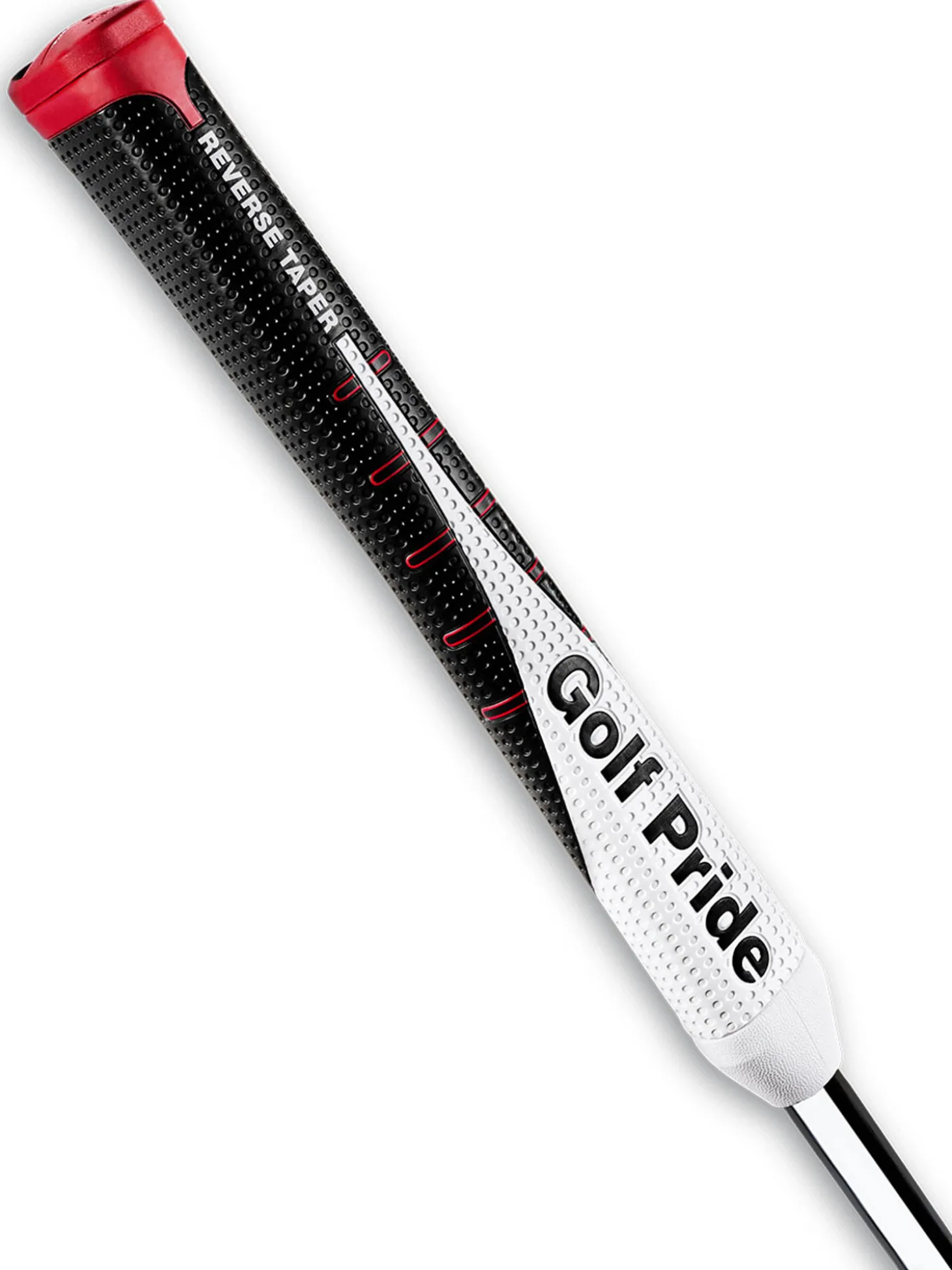Golf Pride Reverse Taper Pistol Putter Grip - Back/White