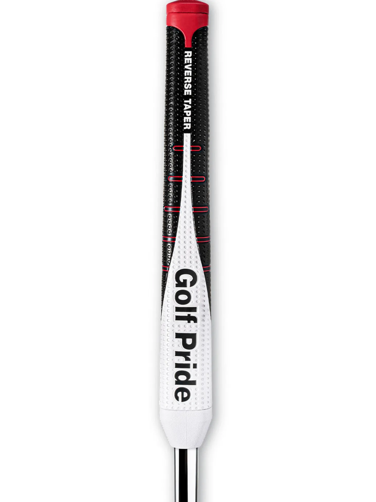 Golf Pride Reverse Taper Pistol Putter Grip - Back/White