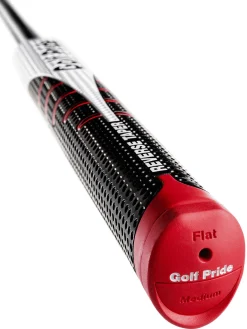 Golf Pride Reverse Taper Flat Putter Grip - Black/White