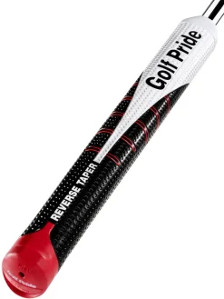 Golf Pride Reverse Taper Flat Putter Grip - Black/White