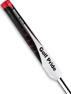 Golf Pride Reverse Taper Flat Putter Grip - Black/White