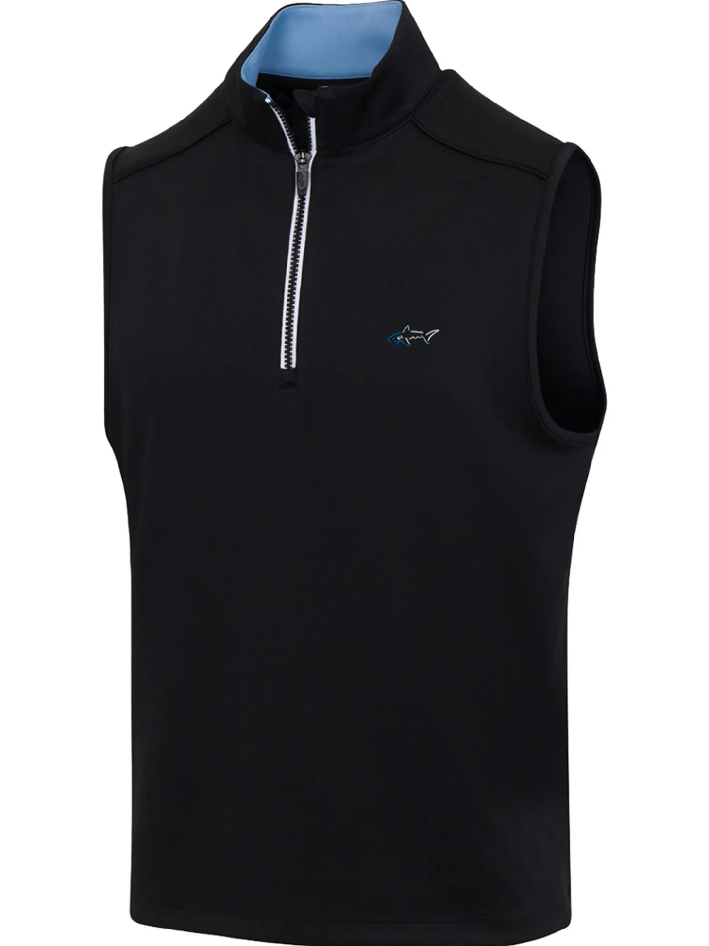 Greg Norman 1/4 Zip Vest - Black