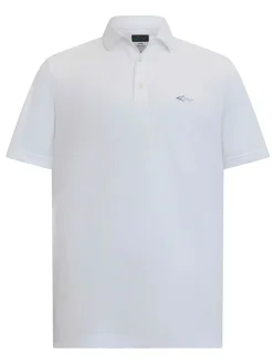 Greg Norman ML75 Geo Embossed Polo - White