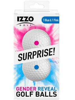 Izzo Gender Reveal Golf Balls - 2 Pack