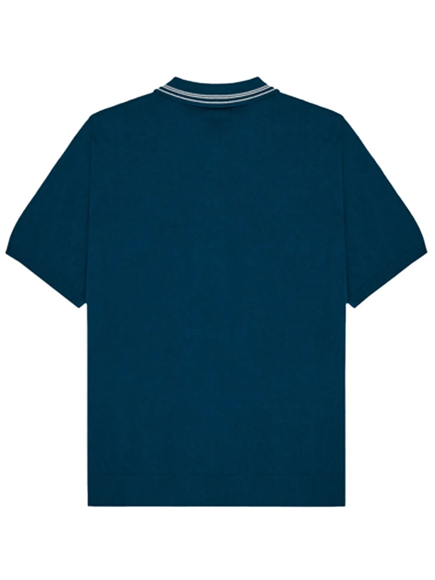 Malbon Campania Knit Polo - Azzurra