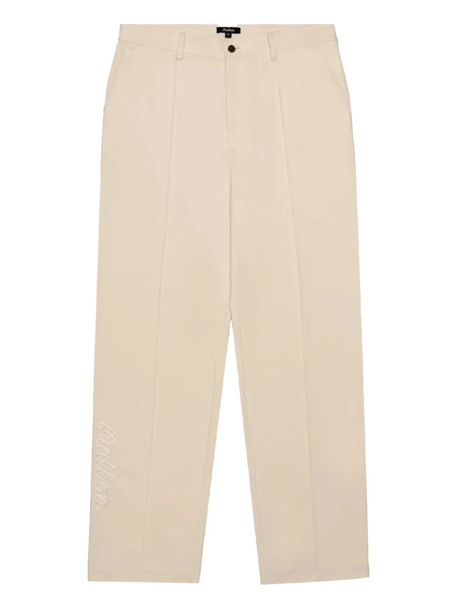 Malbon Cannes Pleated Trouser - Ivory