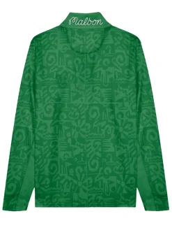 Malbon Capo Performance Quarter Zip - Kelly Green