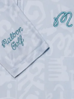 Malbon Capo Performance Quarter Zip - Silver