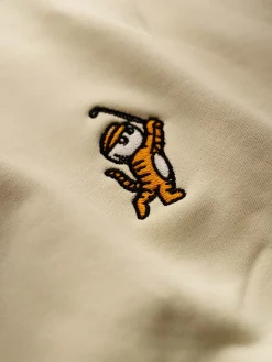 Malbon Evergreen Tiger Buckets Crewneck Sweatshirt - Natural