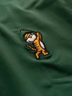 Malbon Evergreen Tiger Buckets Performance Pique Polo - Evergreen